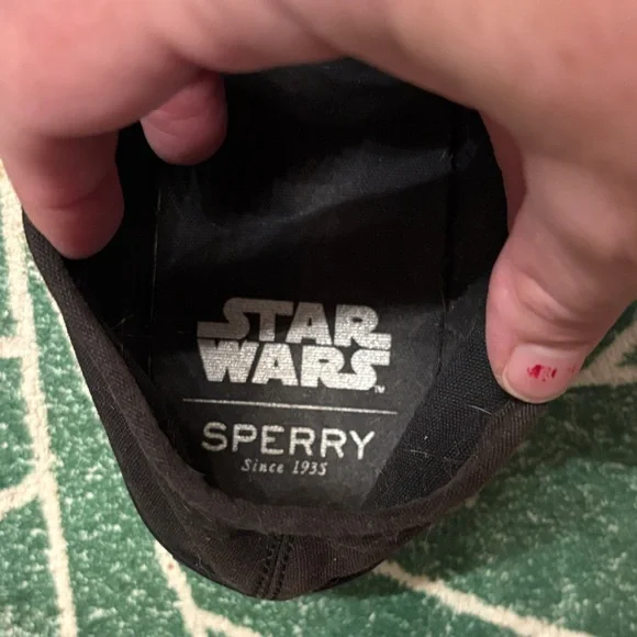 Star Wars Sperry  Themed Men's Black Slip-On Shoes - Picture 2 of 10